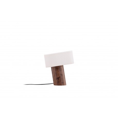 Branas Bordlampe - Valnød og Hvid