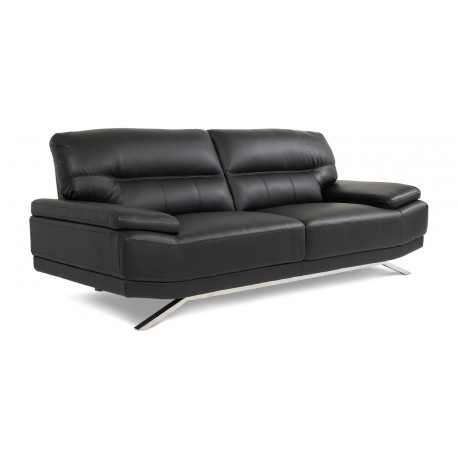 Spoleto XL Sofa med chaiselong Sort og Rød Spoleto XL Sofa med chaiselong Sort og Rød