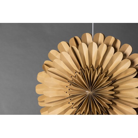 Jarvson Loftlampe - Brun og Hvid