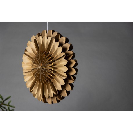 Jarvson Loftlampe - Brun og Hvid