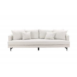 Sofia 3 personers Sofa - Beige Stof