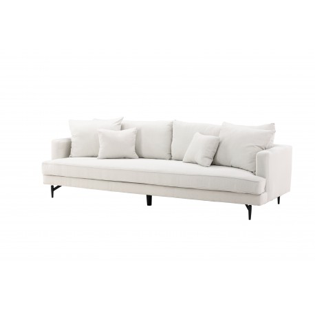 Sofia 3 personers Sofa - Beige Stof