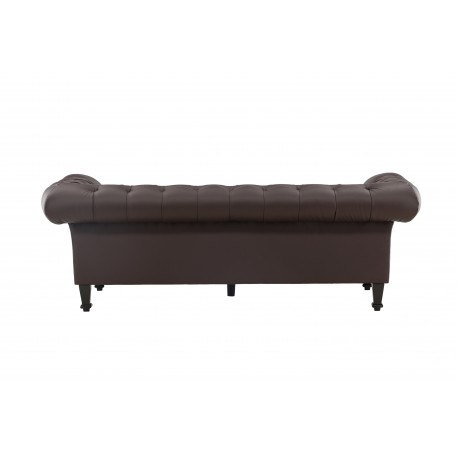 atran 3 personers Sofa - Sort og Brun