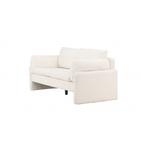 Luna 3 personers Sofa - Sort og Hvid