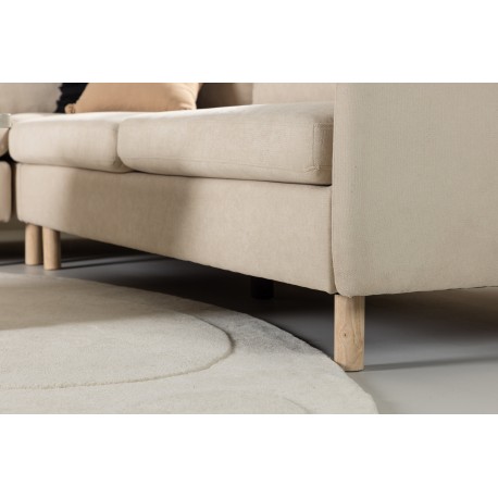 Zero 3 personers Sofa - Beige