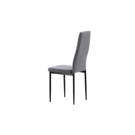 Petra Spisebordsstol - Sort og Mørkegrå