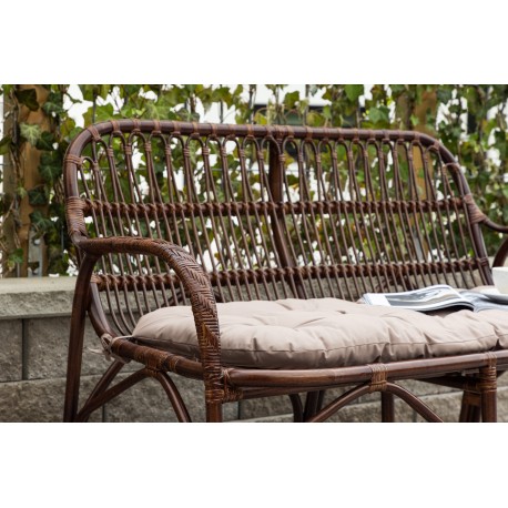 Nella 2 personers Sofa - Mørk Valnød