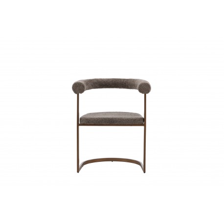 Morgen Spisebordsstol med armlæn - Brun