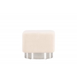 Newton Puff - Off White og Sølvgrå