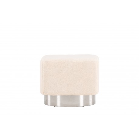 Newton Puff - Off White og Sølvgrå
