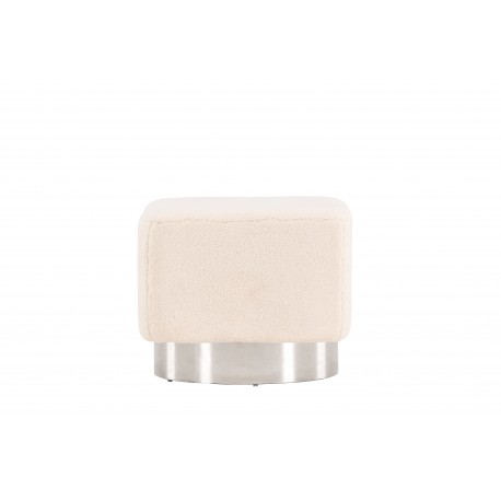Newton Puff - Off White og Sølvgrå