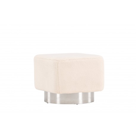 Newton Puff - Off White og Sølvgrå