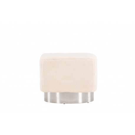 Newton Puff - Off White og Sølvgrå