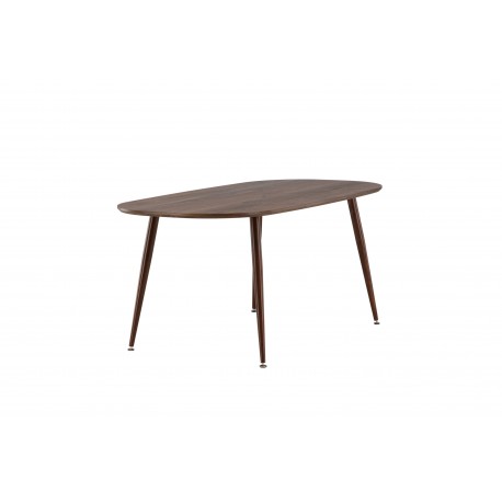 Sanford - 180*90*75 Ovalt spisebord - Mørkebrun