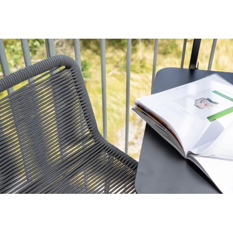 Lindos Barstol - Sort,Mørkegrå