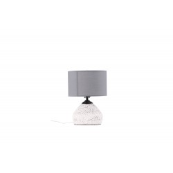 Sisteron Bordlampe - Mørkegrå og Hvid