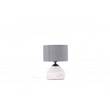 Sisteron Bordlampe - Mørkegrå og Hvid