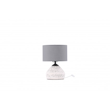 Sisteron Bordlampe - Mørkegrå og Hvid