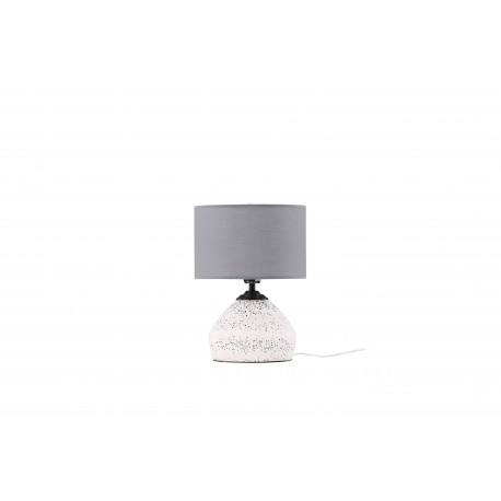 Sisteron Bordlampe - Mørkegrå og Hvid