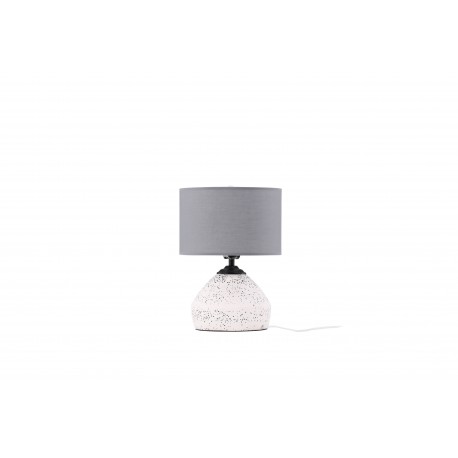 Sisteron Bordlampe - Mørkegrå og Hvid