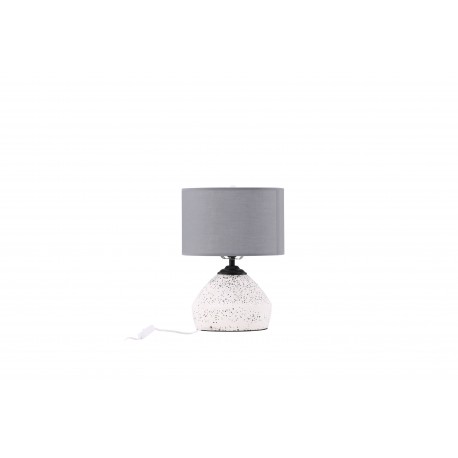 Sisteron Bordlampe - Mørkegrå og Hvid