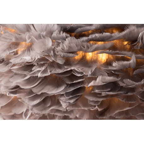 Nicola - Ekstra Stor Belysning - Sort og Grå