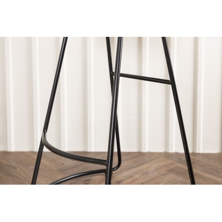 Ozark Barstol - Sort og Mørk Valnød