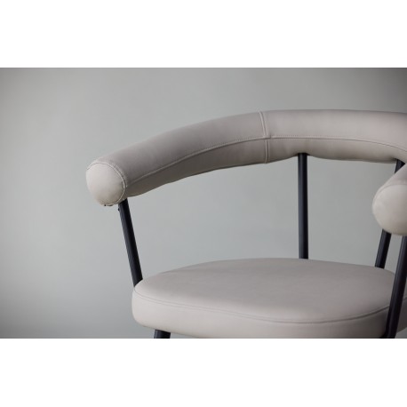Vasterås x Josefin Lustig Spisebordsstol - Sort og Off White