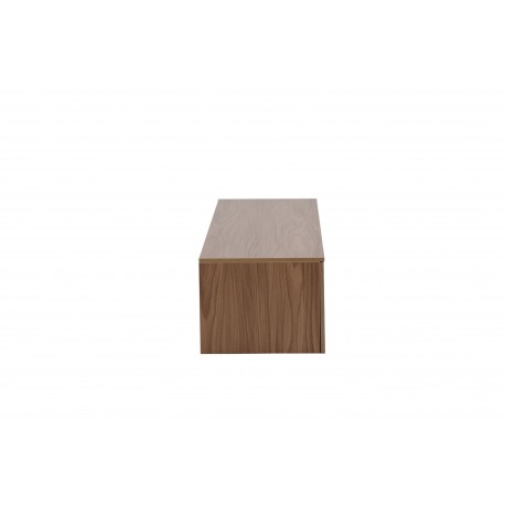 Frihamn væghængt TV bord 160x45 - Valnød