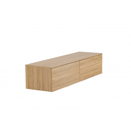 Frihamn væghængt TV bord 160 x 45 - Natur