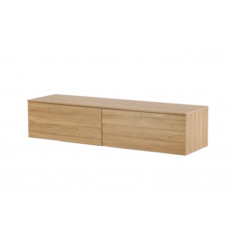 Frihamn væghængt TV bord 160 x 45 - Natur