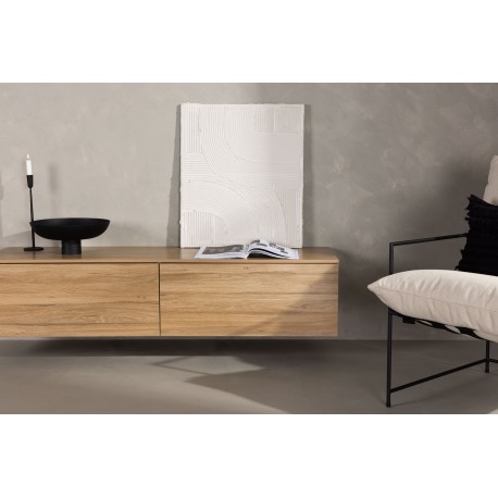 Frihamn væghængt TV bord 160 x 45 - Natur