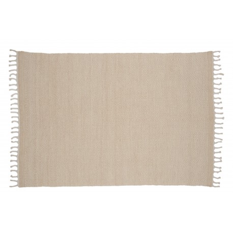 Loke Tæppe 252 x 350 - Beige og Hvid