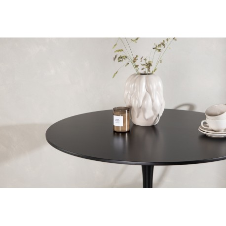 Glade Rundt spisebord Ø100 - Sort