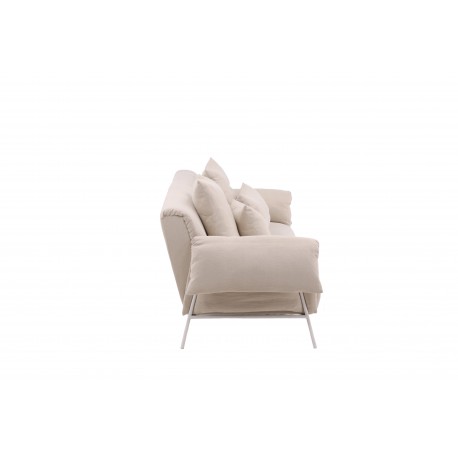 ockero 3 personers Sofa - Beige og Hvid