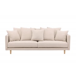 Segelskaren 3 personers Sofa - Beige Stof