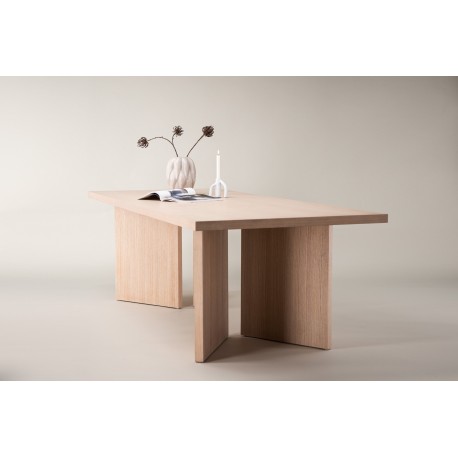 Bassholmen Spisebord 240 cm- Hvidvasket