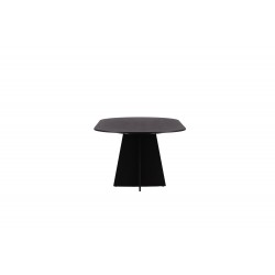 Bootcut Oval Ovalt spisebord - Sort