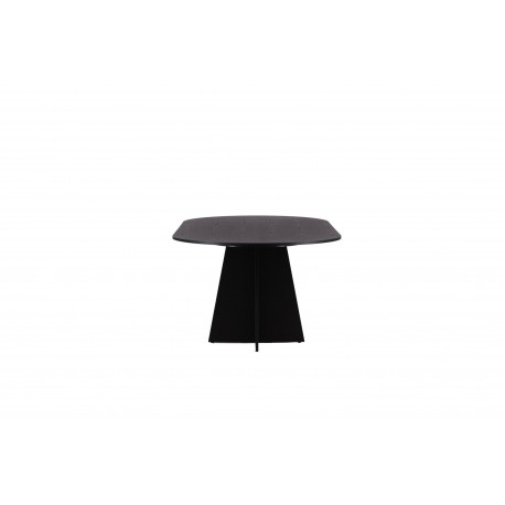 Bootcut Oval Ovalt spisebord - Sort