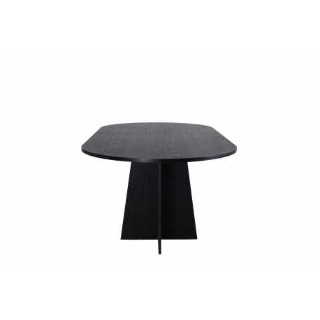 Bootcut Oval Ovalt spisebord - Sort