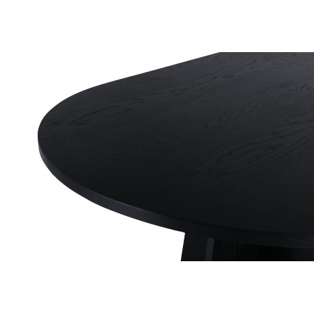 Bootcut Oval Ovalt spisebord - Sort