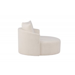 Kelso 2 personers Sofa - Beige og Sort