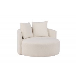 Kelso 2 personers Sofa - Beige og Sort