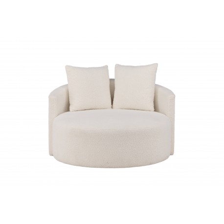 Kelso 2 personers Sofa - Beige og Sort