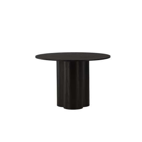 Olivia Rundt spisebord Ø110cm - Sort