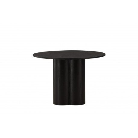 Olivia Rundt spisebord Ø110cm - Sort