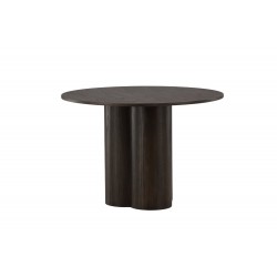 Olivia Rundt spisebord Ø110cm - Lakeret Mocca