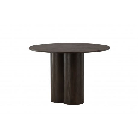 Olivia Rundt spisebord Ø110cm - Lakeret Mocca