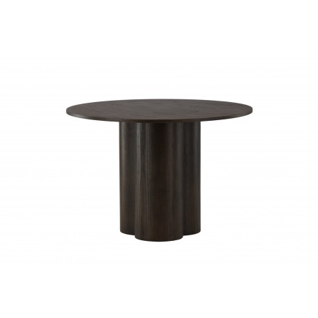 Olivia Rundt spisebord Ø110cm - Lakeret Mocca