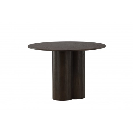 Olivia Rundt spisebord Ø110cm - Lakeret Mocca